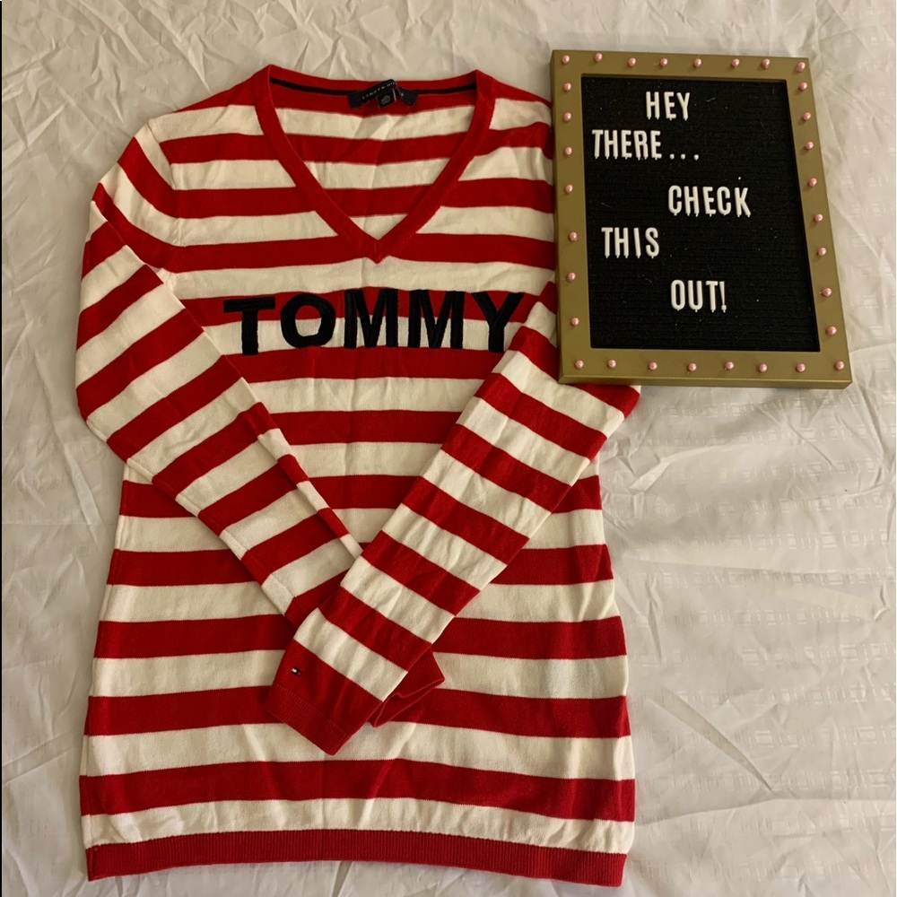 Tommy Hilfiger Knitted Striped Top